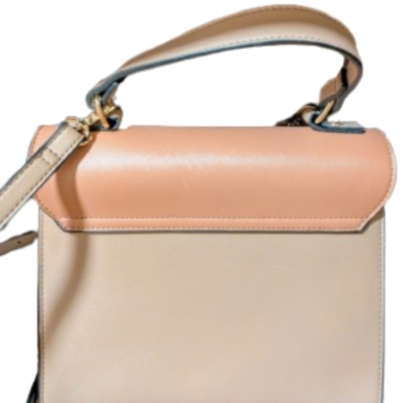 Dune London Two-Tone Animal Print Side Effects Satchel - Picture 7 of 7